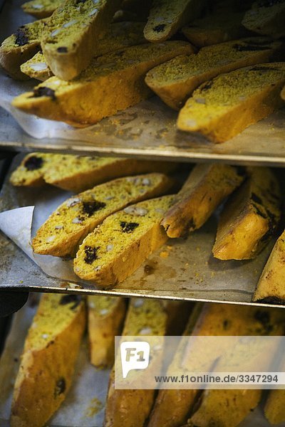 Saffron biscuits at a bakery  Sweden.