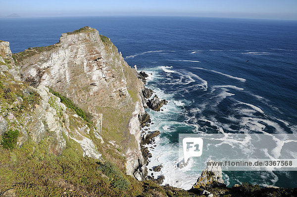 South Point  Table Mountain-Nationalpark  Kap-Halbinsel  Western Cape  Südafrika  Landschaft  seelandschaft  Küste  Klippe  Felsen  steile  Abgrund  Meer  Ozean  Landschaft  Natur  Felsen  Felsen