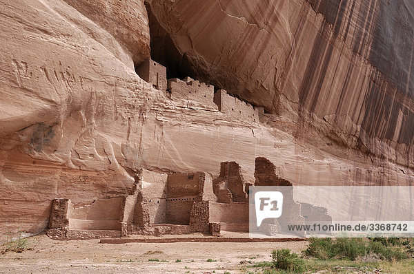 Vereinigte Staaten von Amerika USA Felsbrocken Amerika Wand Reise Ruine Monument Nordamerika Arizona Schlucht