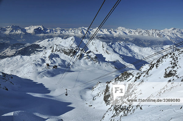 10869101  Switzerland  Valais  Verbier  snow  points  peaks  summits  peaks  glaciers  ice  winter  Europe  Swiss  mountains  scenery  rock  cliff  Bernese  Alps  cable railway  Dents midi  vacation  holidays  winters  transport  traffic