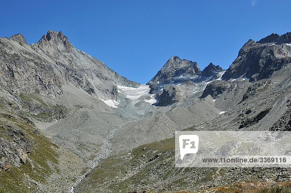 Schnee  Eis  Berg  alpine  Alpen  Gletscher  trocken  Wallis  Schweiz  Schweiz  Rock  Klippe  rocky  zacke  Spitze  Spitzes  Remote  haute Route  Trail Gipfel  Berg  Berggipfel  Frankreich  haute Route