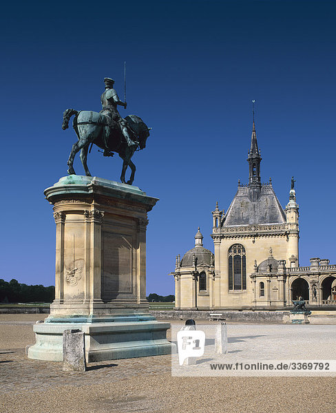 Schloss Chantilly  Oise  Frankreich