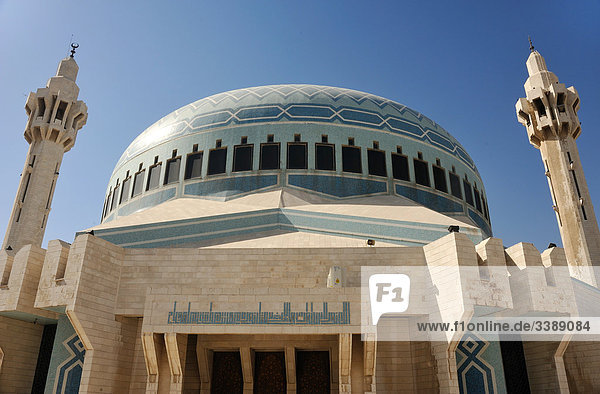 König Abdallah Moschee  Amman  Jordanien  Asien