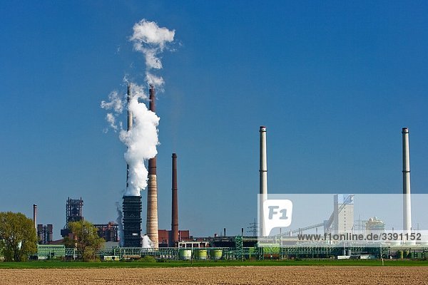 Mittal Stahlwerk  Ruhrort  Duisburg  Ruhrgebiet  Nordrhein-Westfalen  Deutschland