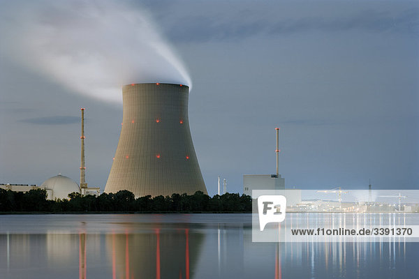 Kernkraftwerk Isar  Niederbayern  Deutschland