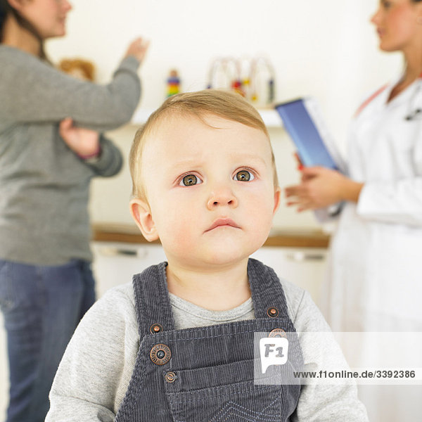 Baby in der Arztpraxis