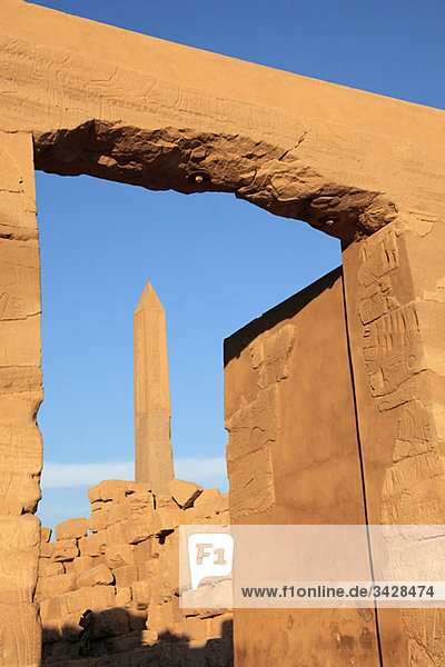 Obelisk am Karnak-Tempel