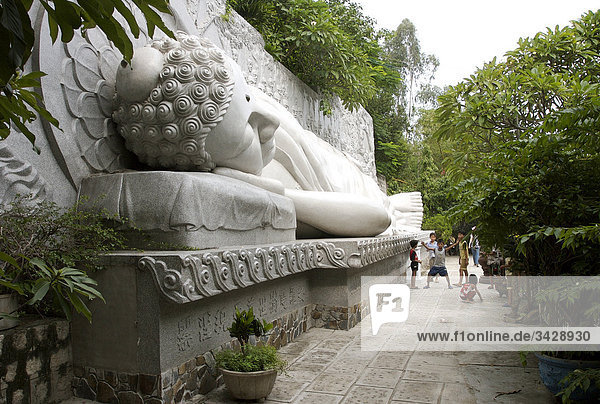 Statue of reclining buddha  Nha Trang  Vietnam
