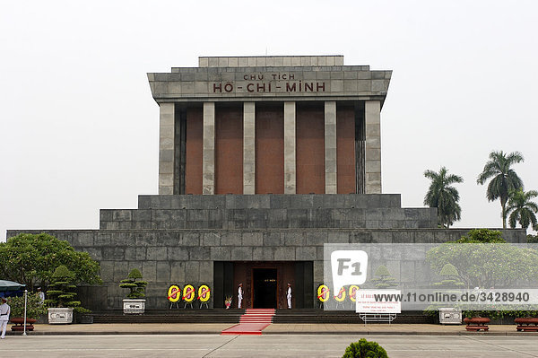 Ho Chi Minh Mausoleum  Hanoi  Vietnam