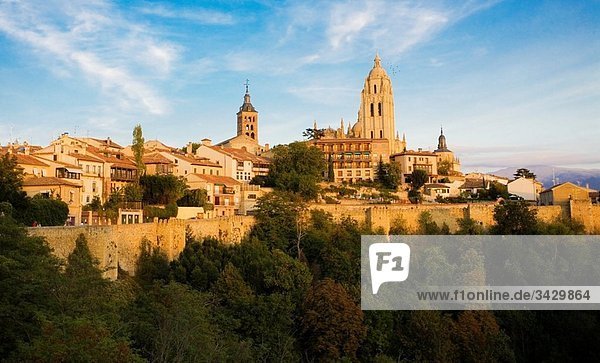 View of Segovia. Castile-Leon.Spain