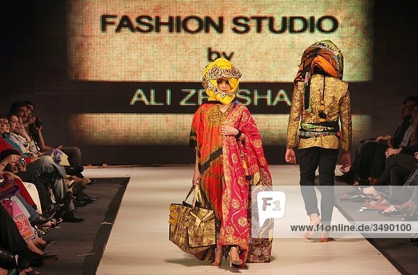 First fashionweek show in Lahore  Pakistan