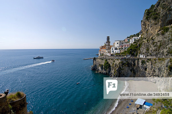 Collegiata di Santa Maria Maddalena Penitente  Atrani  Amalfi coast  Campania  Italy  Europe