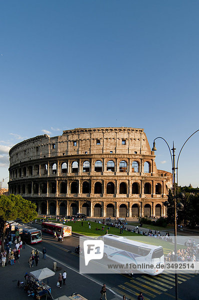Colosseum  Forum Romanum  Rome  Italy  Europe