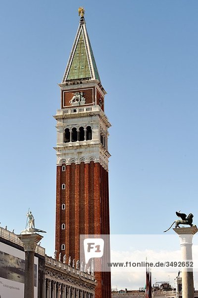 Markusturm  Venedig  Italien  Europa