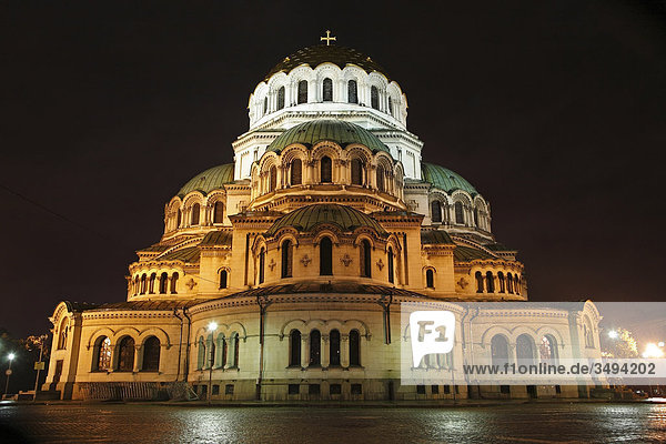 Alexander Newski Cathedral  Sofia  Bulgaria  Europe