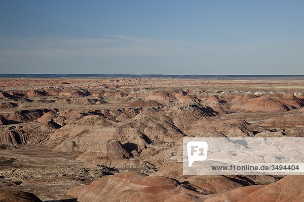 Hügelige Landschaft  New Mexico  USA  Erhöhte Ansicht