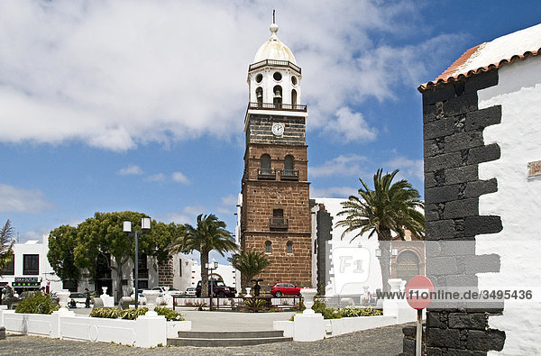 Kirche Nuestra Senora de Guadelupe  Teguise  Lanzarote  Kanarische Inseln  Spanien  Europa