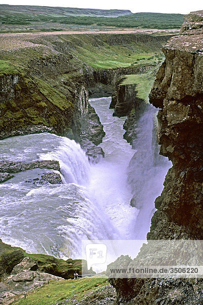 Island  Wasserfall