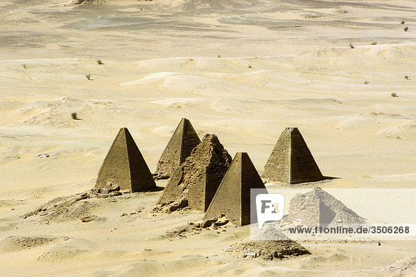 Afrika  Sudan  Nubien  Jabel Barkal Pyramiden