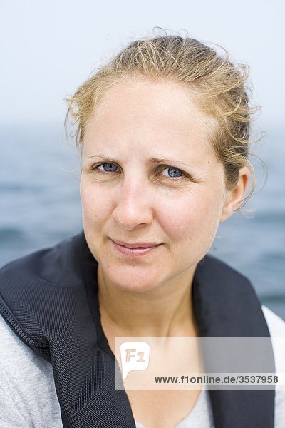 Porträt einer Frau der Meer  Schweden