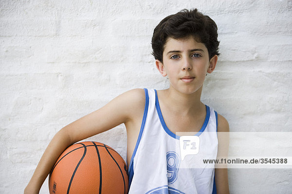 Young basketball player  portrait