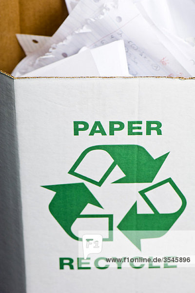 Papier-Recyclingbehälter