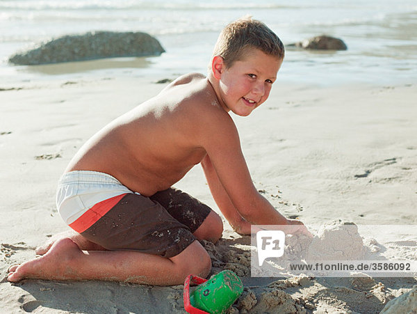 Strand Junge - Person Produktion Sandburg