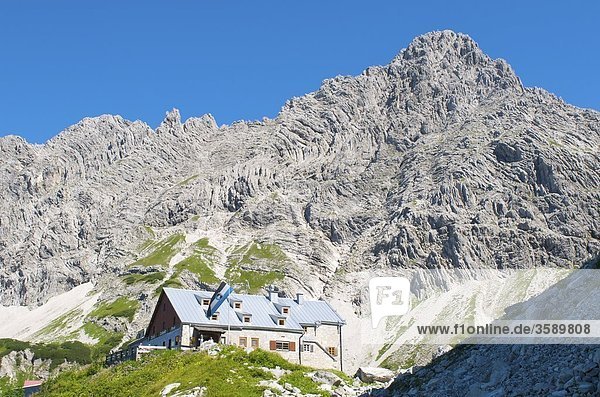 Prinz-Luitpold-Haus  Hochvogel  Allgäuer Alpen  Bayern  Deutschland  Europa