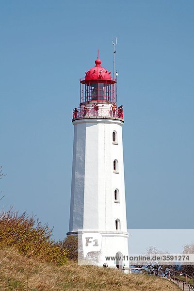 Leuchtturm Dornbusch auf der Insel Hiddensee  Deutschland