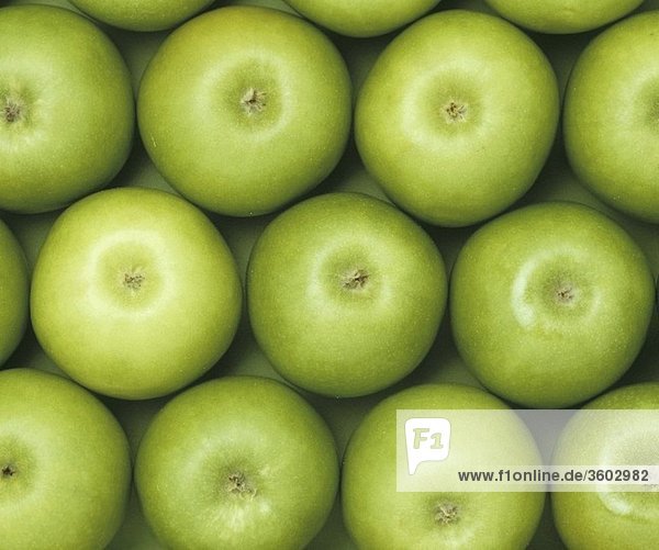 Green apples  full-frame
