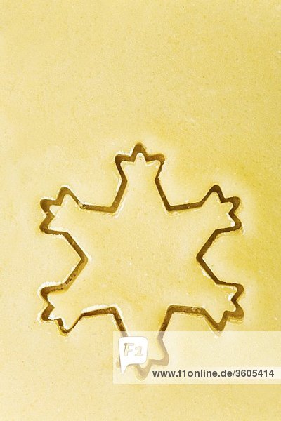 Cut-out biscuit (snowflake)