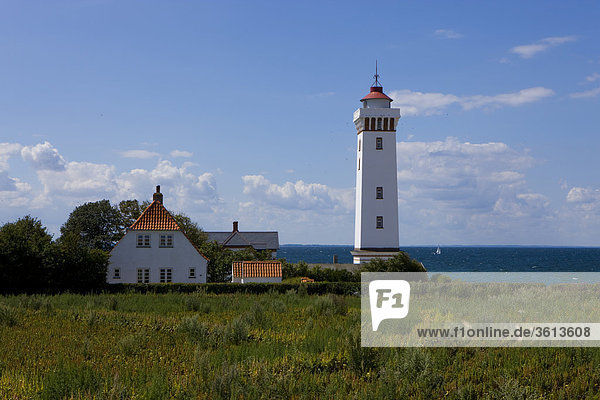 Wohnhaus Küste Meer Dänemark Leuchtturm