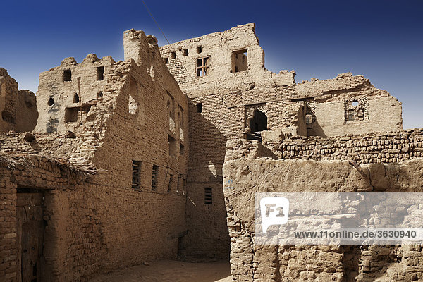 Altstadt Al-Qasr  Oase Dachla  Libysche Wüste  Ägypten