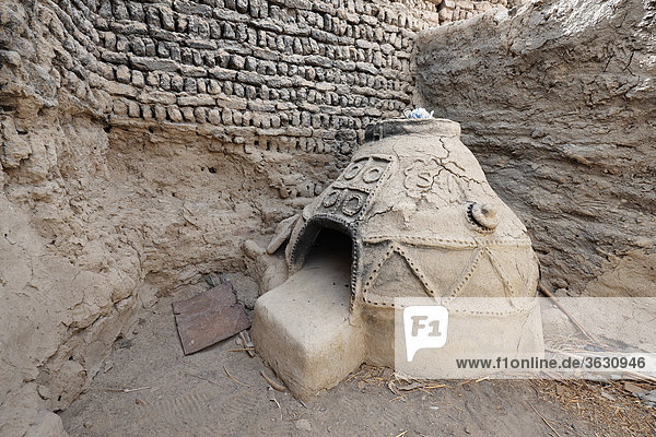 Steinofen in der Altstadt Al-Qasr  Oase Dachla  Libysche Wüste  Ägypten