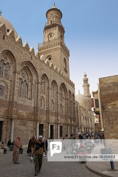 Komplex Madrasah Mausoleum und Moschee  Kairo  Ägypten
