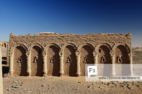 Frühchristliche Nekropole von al-Bagawat in in der Oase Kharga  Libysche Wüste  Ägypten