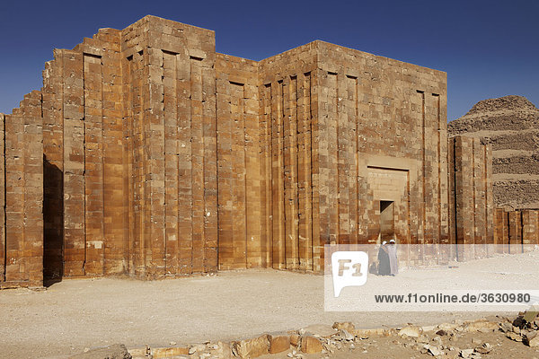 Eingangsbereich zur Stufenpyramide des Djoser  Sakkara  Ägypten