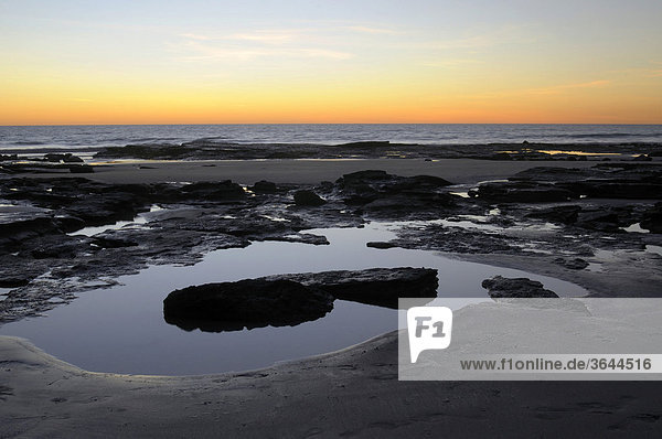 Sonnenuntergang am Strand von Broome  Australien