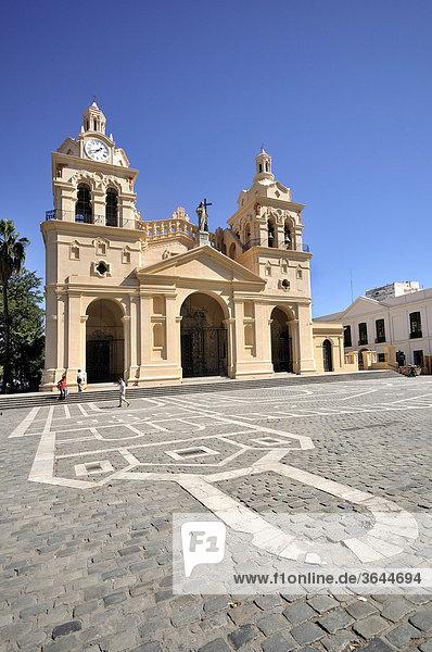 Iglesia Catedral cathedral  on Plaza San Martin  Cordoba  Argentina  South America