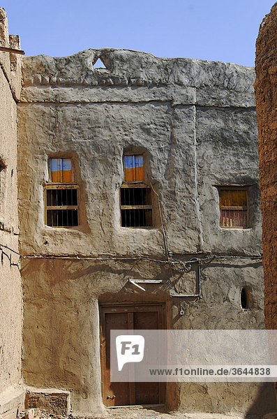 Altes Lehmhaus in Al Hamra Oman Naher Osten