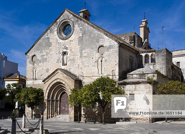 Kleine Kirche in der Andalusischen Stadt Jerez de la Frontera  Spanien  Europa