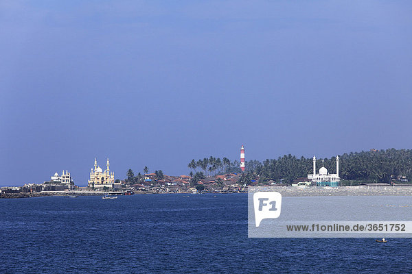 Vizhnijam  Leuchtturm in Kovalam  Malabarküste  Malabar  Kerala  Südindien  Indien  Asien