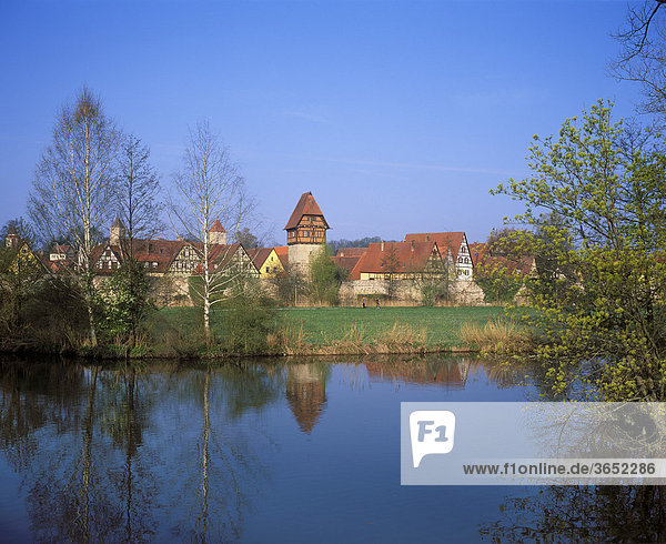 Dinkelsbühl Mittelfranken Franken Bayern Deutschland Europa