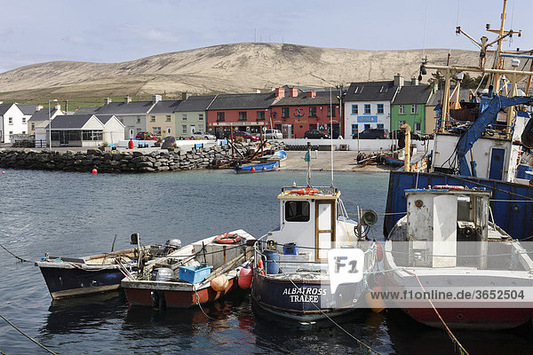 Fischerhafen  Portmagee  Skelling Ring  County Kerry  Irland  Britische Inseln  Europa