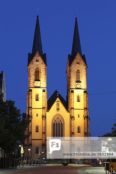 Lorenzkirche  Hof  Oberfranken  Franken  Bayern  Deutschland  Europa