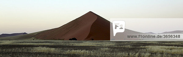 Düne  Sossusvlei  Namib-Naukluft-Nationalpark  Namibia  Afrika