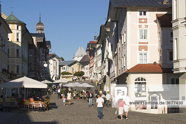 Marktstraße in Bad Tölz - Oberbayern