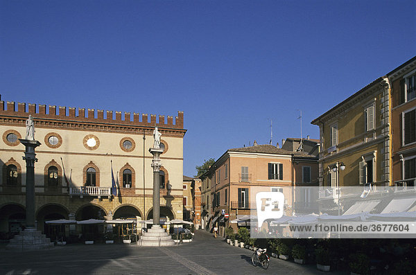 Emilia-Romagna Ravenna Piazza del Popolo Rathaus Palazzo Comunale