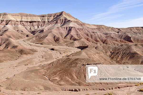 Blick in die Hügel der Painted Desert bei Tuba City  Highway 160  Arizona  USA