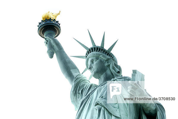 Freiheitsstatue  Liberty Island  New York City  New York  Vereinigte Staaten von Amerika  USA
